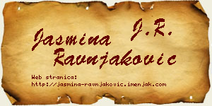 Jasmina Ravnjaković vizit kartica